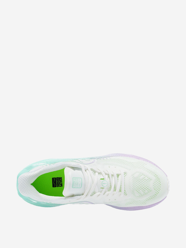 Кроссовки BMAI Carbon Mix Plus Running Shoes Men's Low top Icy Snow/Mint Green/Rosemary Purple
