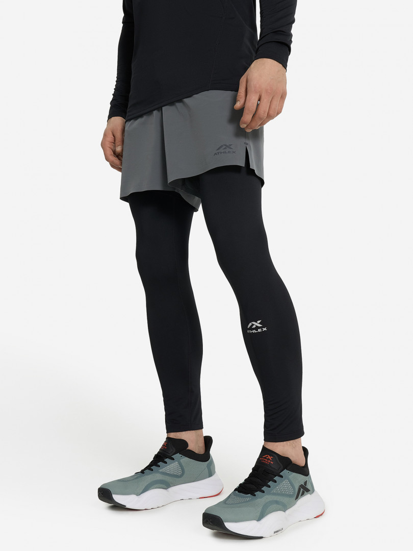 Тайтсы компрессионные мужские Athlex Черный 1249₽