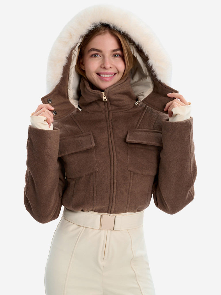 Комбинезон горнолыжный XVOYA женский коричневый