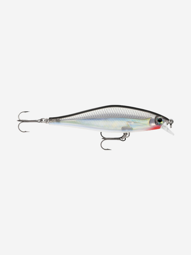 Воблер для рыбалки RAPALA Shadow Rap Shad 09, 9см, 12гр, цвет S, медленно всплывающий