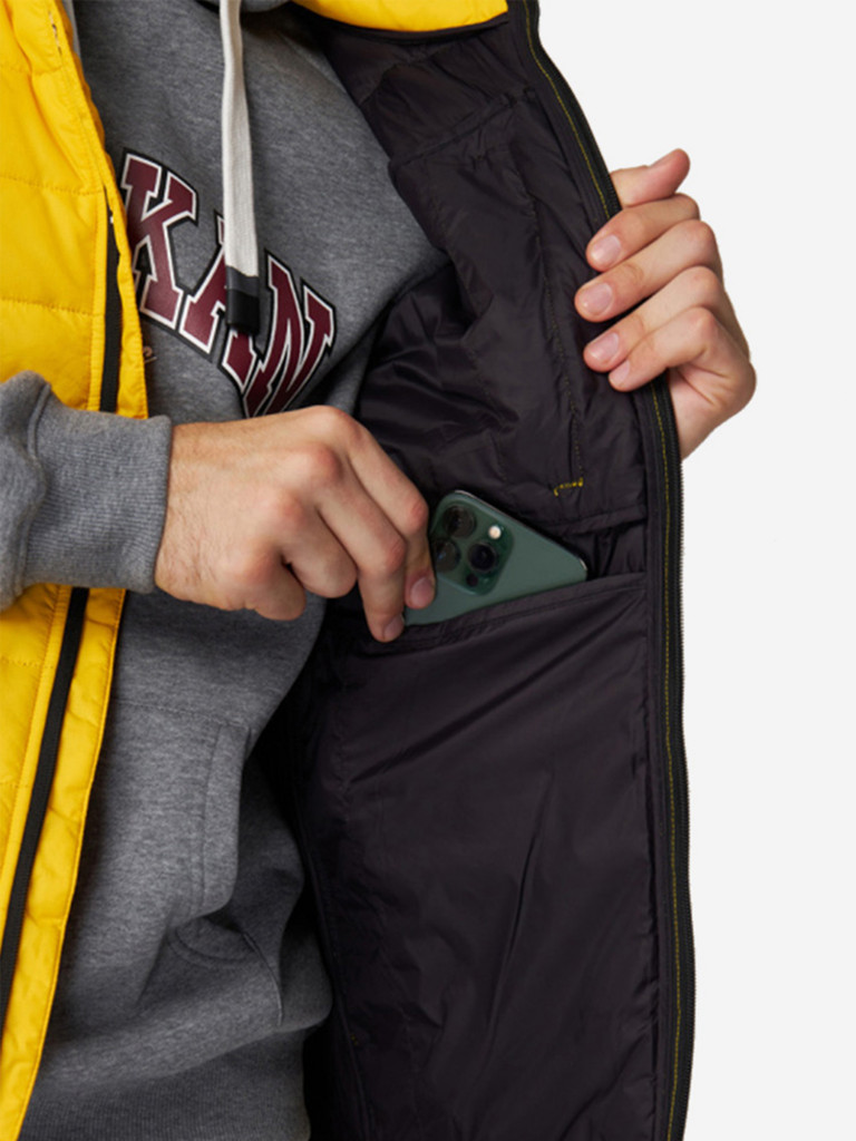 Жилет мужской Alaskan Juneau Vest Yellow утепленный стеганый
