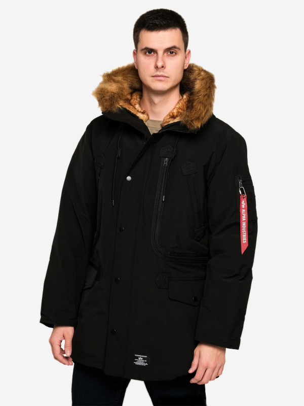 Парка утеплённая пуховая мужская N-3B Alpine Gen II Alpha Industries темно-желтый цвет — купить за 19800 руб. со скидкой 60 %, отзывы в интернет-магазине Спортмастер