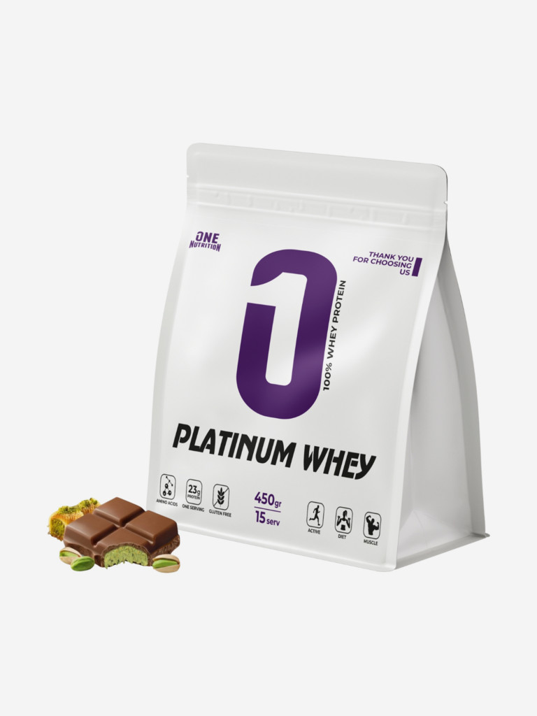 Сывороточный протеин, One Nutrition, 450 г, дубайский шоколад