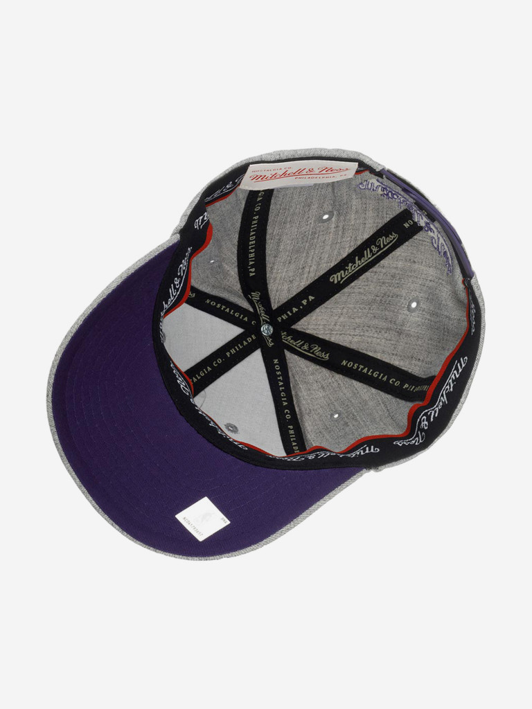 Бейсболка MITCHELL NESS HHSS3273-LALYYPPPGYHT Los Angeles Lakers NBA (серый)
