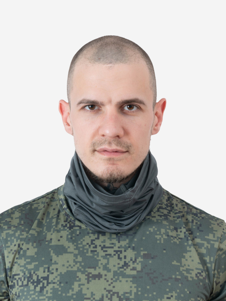Бандана сетка с перфорацией серая Jägermann
