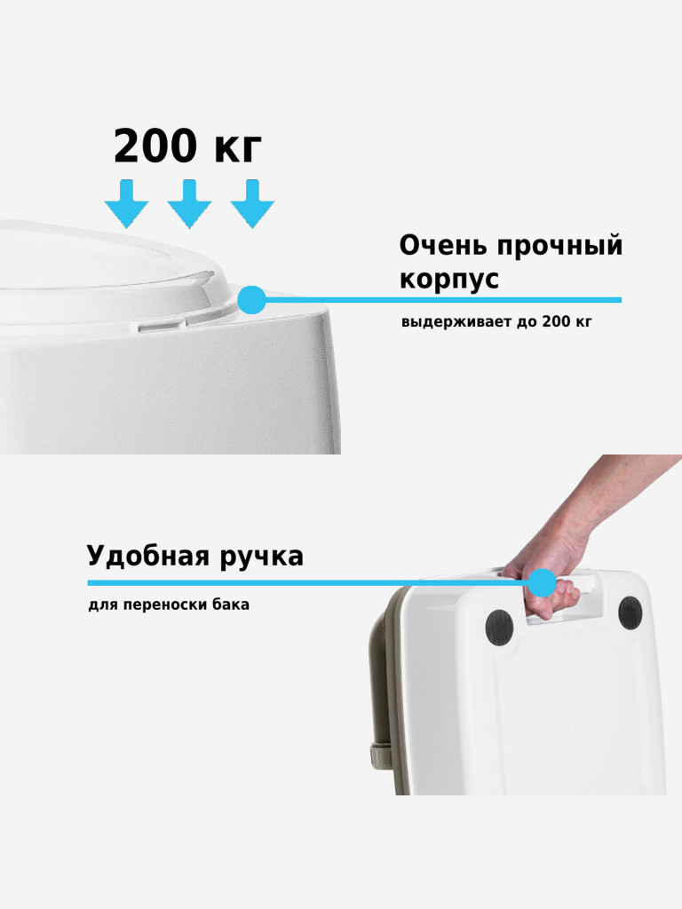 Биотуалет Lupmex 791111 12л без индикатора