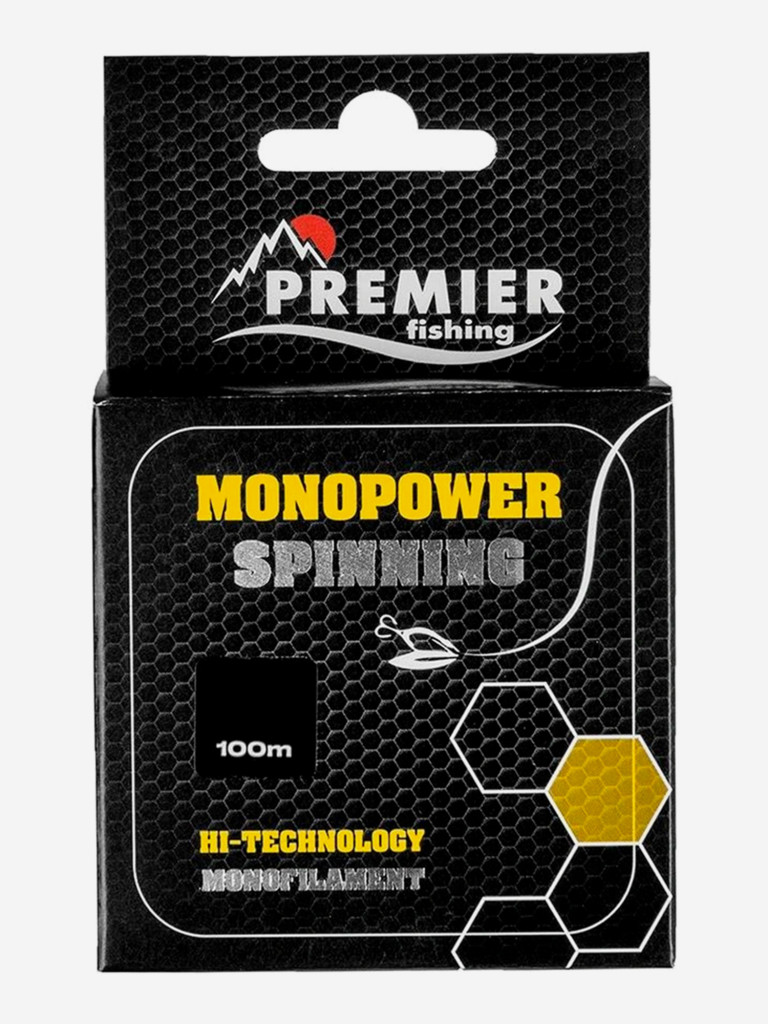 Леска для рыбалки Premier Fishing MONOPOWER SPINNING Nylon 0,45мм, 100м, 19,5кг, желтый
