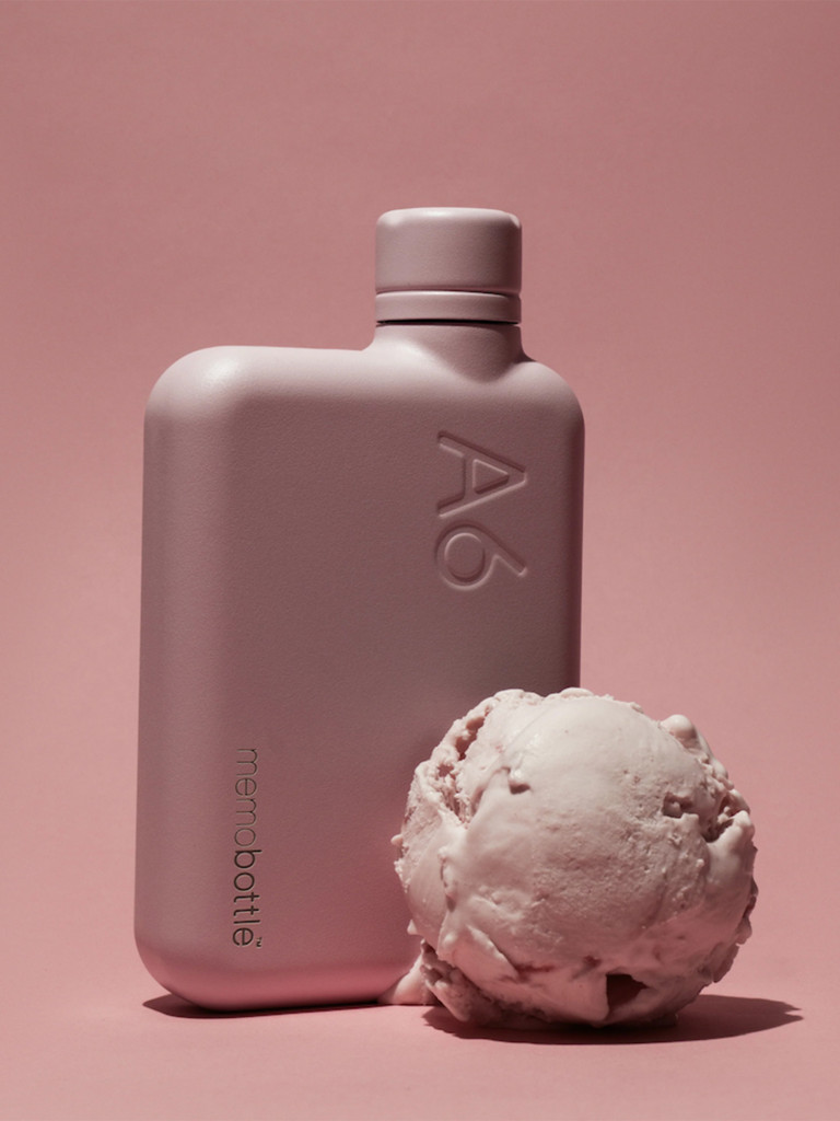 Бутылка из нержавеющей стали Memobottle A6, Pink Salt