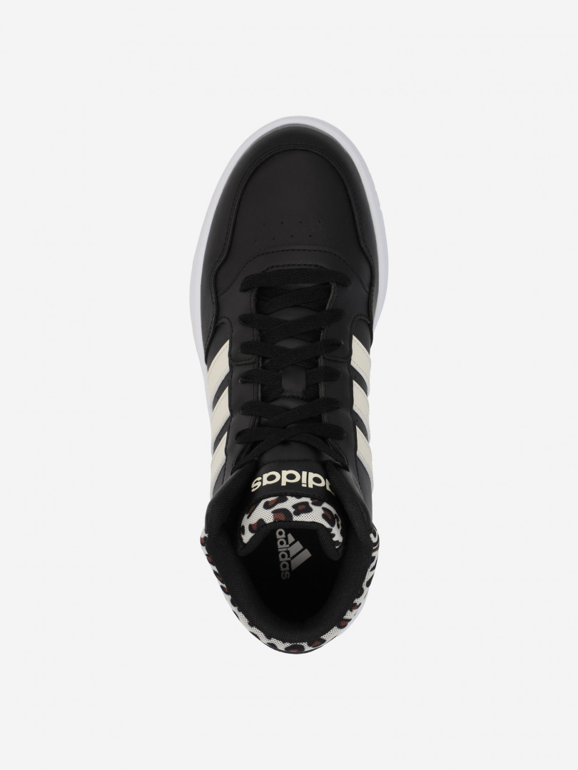 фото Кеды женские adidas hoops 3.0 mid, черный