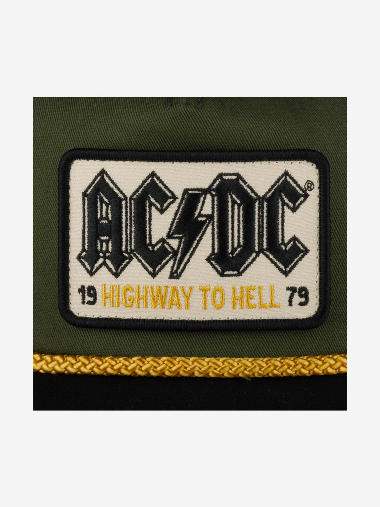 Бейсболка AMERICAN NEEDLE 23008A-ACDC Acdc Roscoe (оливковый)