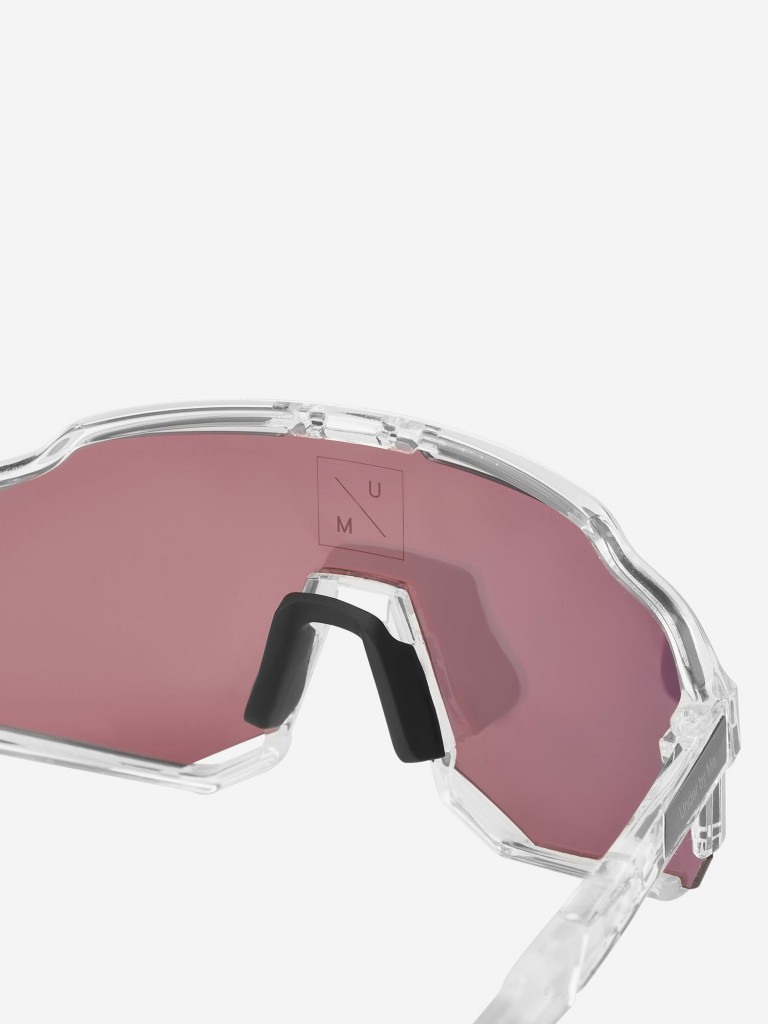 Солнцезащитные спортивные очки UNDER BY ME transparent "RED"