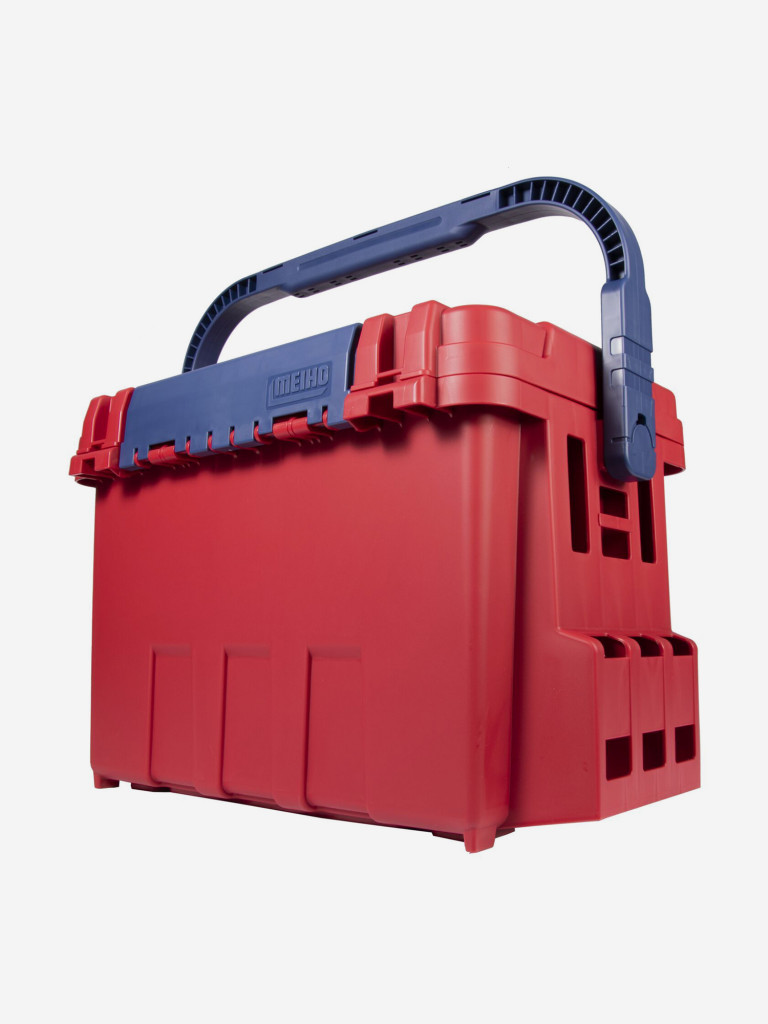 Ящик рыболовный Meiho BUCKET MOUTH BM-9000 Red с отсеками для хранения приманок