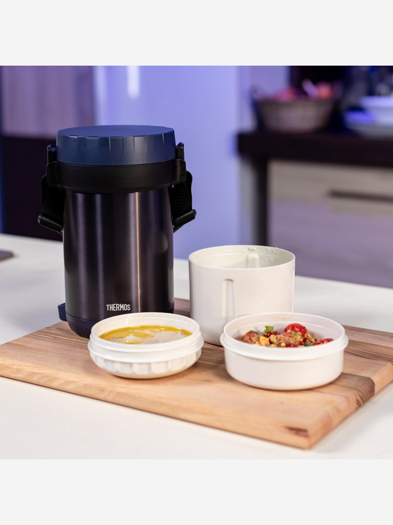 Термос для еды с тремя контейнерами 2 л THERMOS JBG-2000