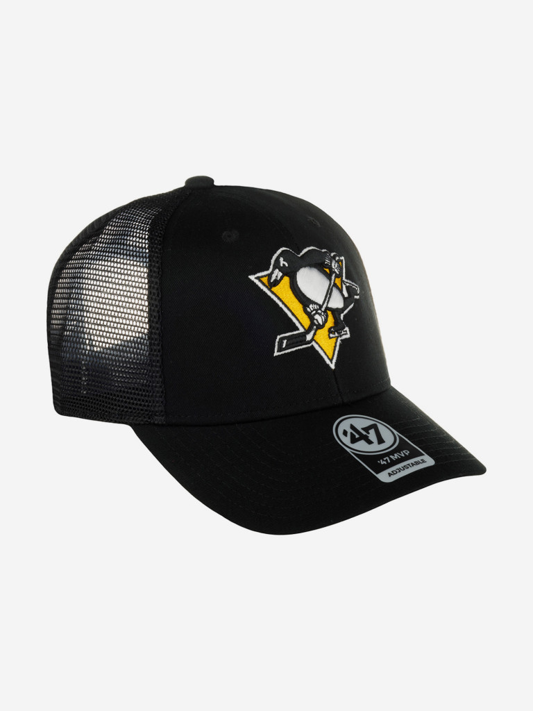 Бейсболка с сеточкой 47 BRAND H-BRANS15CTP-BKB Pittsburgh Penguins NHL (черный)