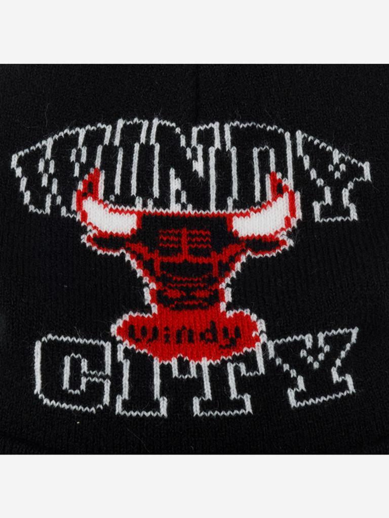 Шапка с отворотом MITCHELL NESS KTCFSH22022-CBUBLCK Chicago Bulls NBA