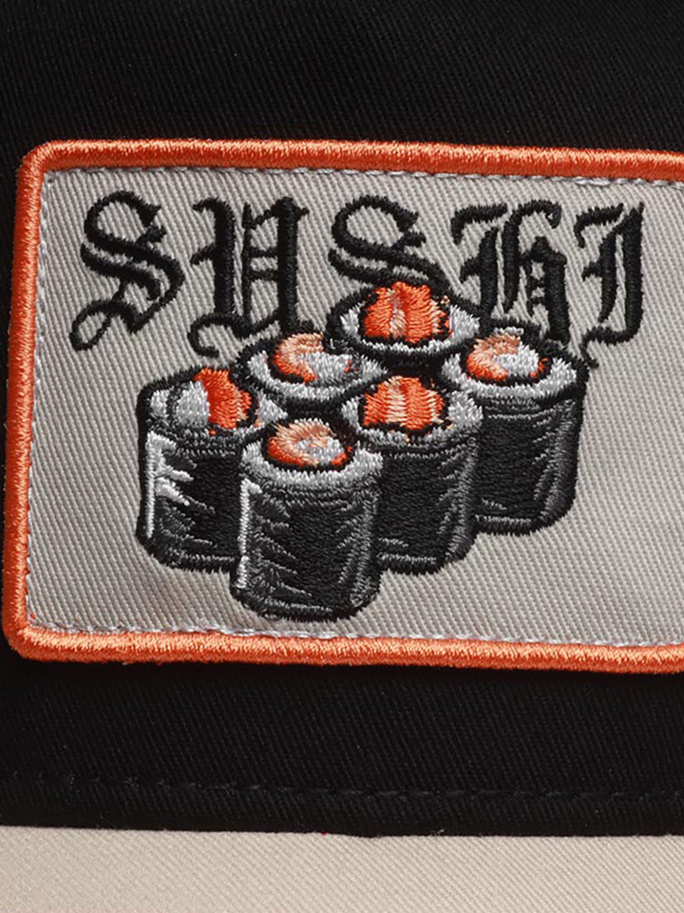 Бейсболка с сеточкой DJINNS HFT Cap Food Sushi (черный)