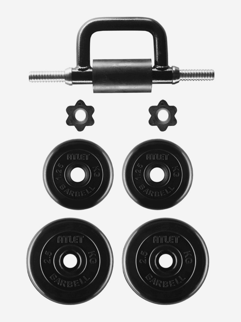 Гиря разборная BARBELL ATLET 11.5 кг Черная