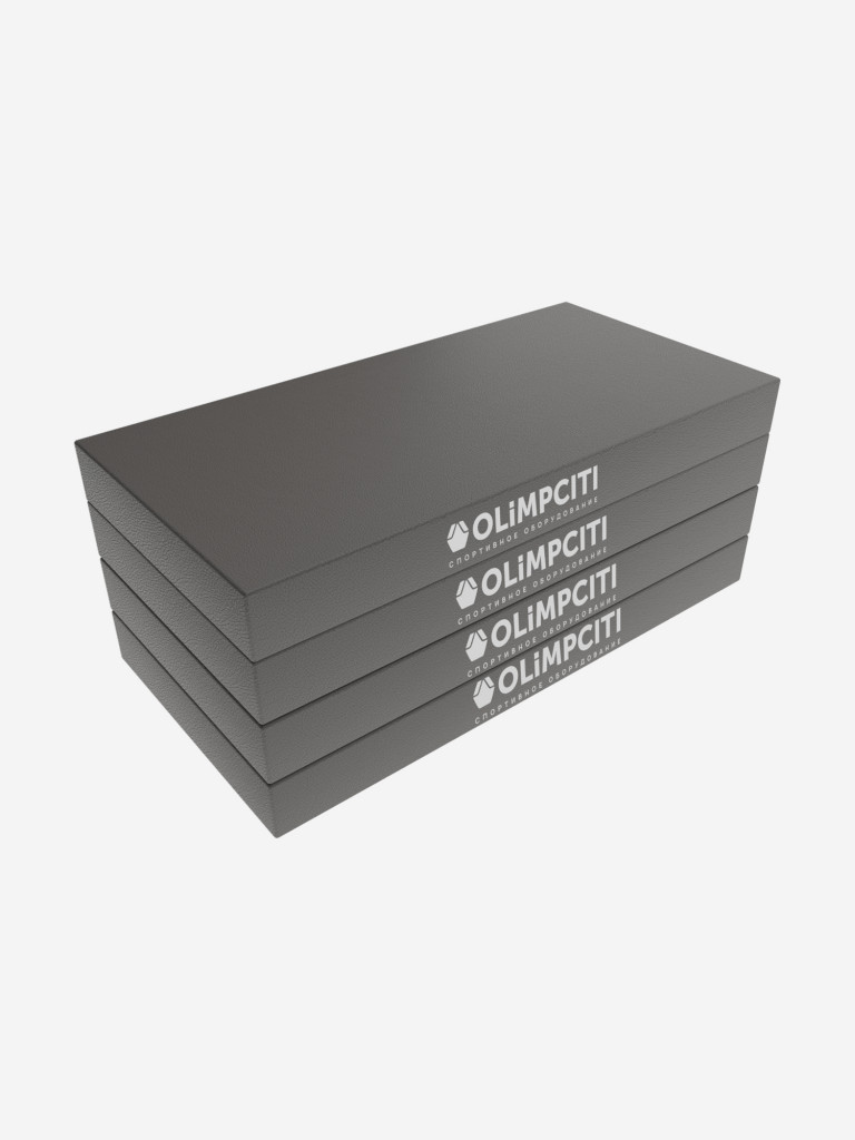 Мат спортивный складной OLIMPCITI, 1000х500х100 мм, 4 сложения, винилискожа
