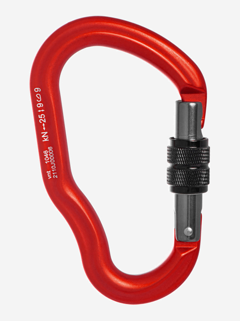 Карабин «Гусь» с резьбовой муфтой цвет красный