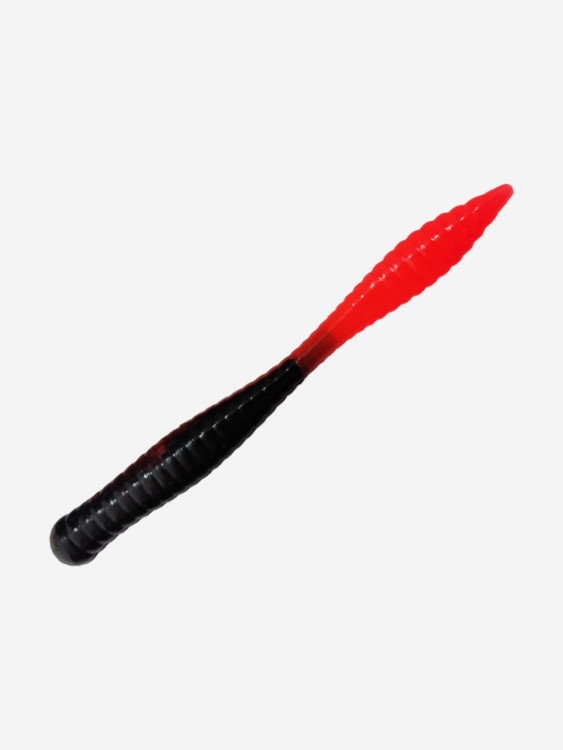 Силикон TROUT LURE (SANSAN) в банке, BEAVER 77, СЫР,COL. 19 (Black-Red), (10шт)