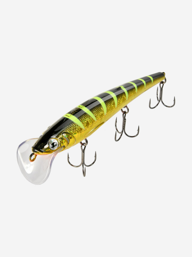 Воблер для троллинга (судак, щука, лосось) LureMax STINKA 130FMDR-066 18 г., заглубление от 2,8-3,2м.