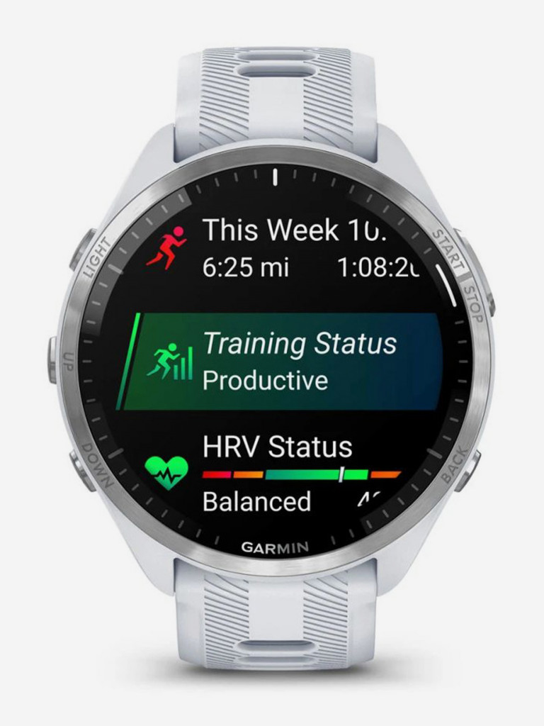 Спортивные наручные часы Garmin Forerunner 965 Whitestone