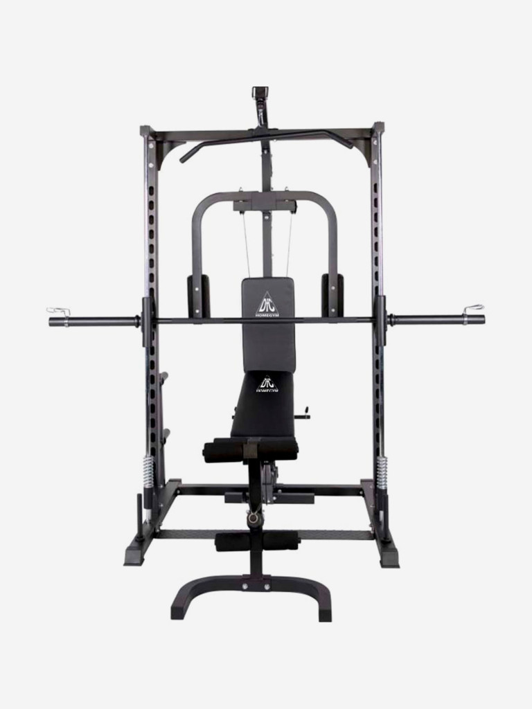 Силовой комплекс со скамьей, машина Смита DFC Homegym D943