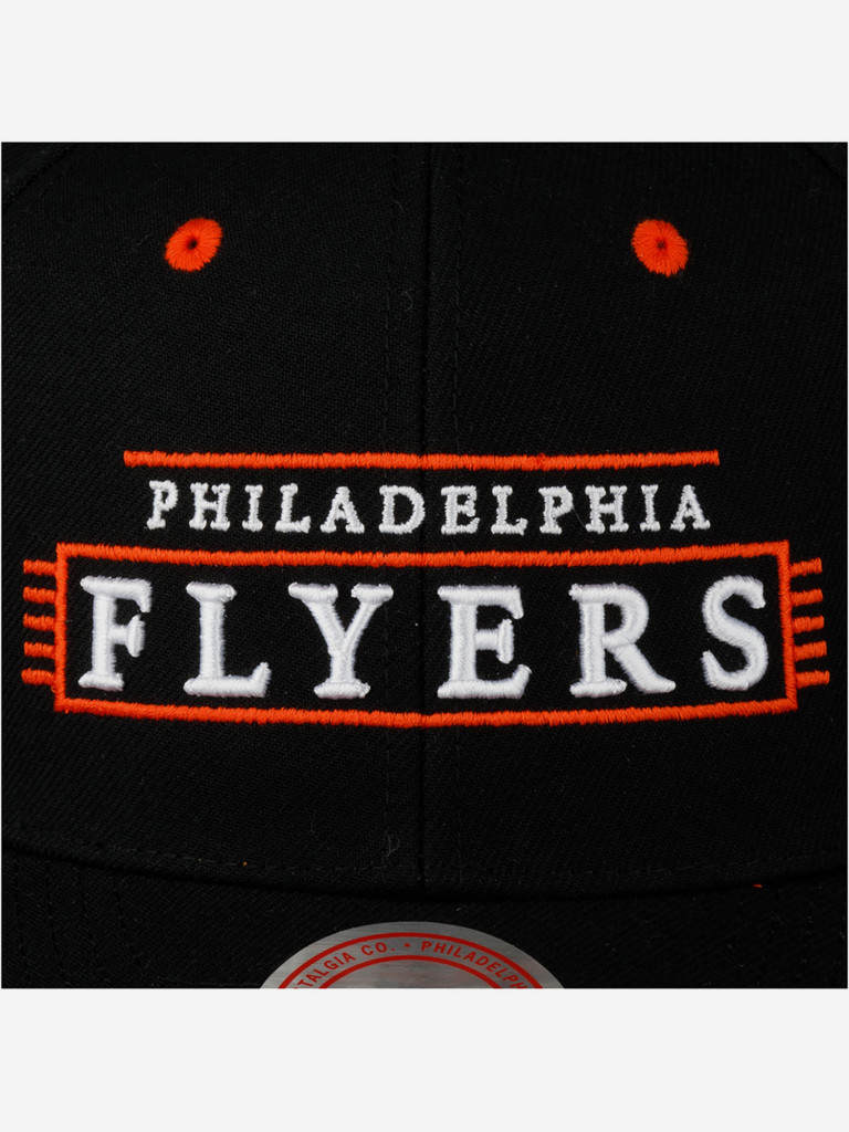Бейсболка MITCHELL NESS HHSS5372-PFLYYPPPBLCK Philadelphia Flyers NHL (черный)