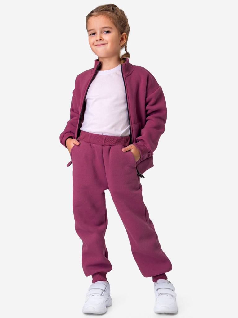 Костюм спортивный для девочек теплый с начесом Happyfox