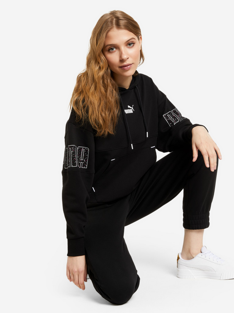 Худи женское PUMA Power Colorblock Stardust
