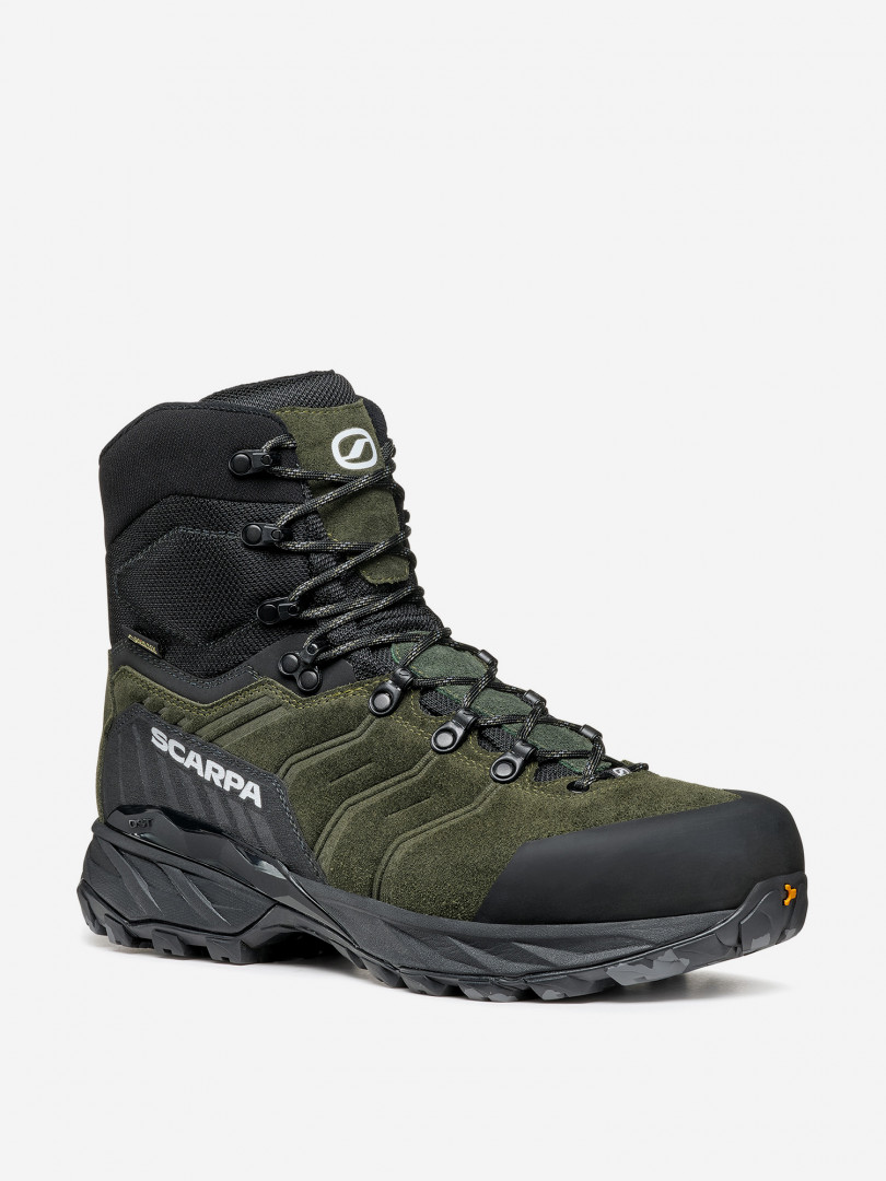 фото Ботинки утепленные мужские scarpa rush polar gtx, зеленый