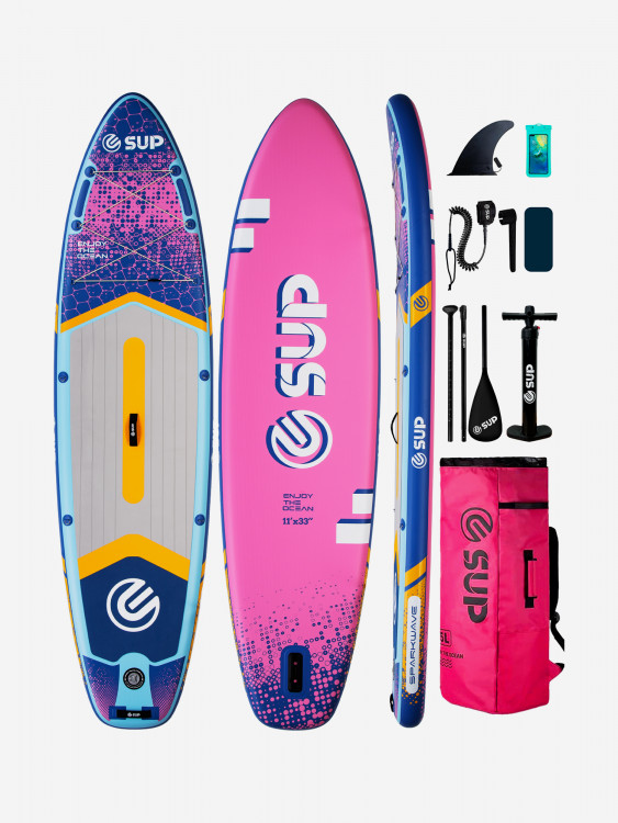 Надувной SUP-борд E-SUP SPARKWAVE 02, 11' 335х83х15 см, сапборд