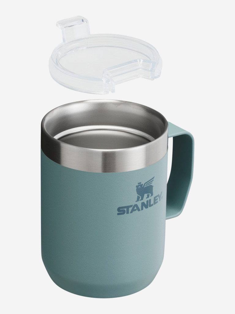 Термокружка Stanley Classic, 230 мл, серая, с ручкой и крышкой
