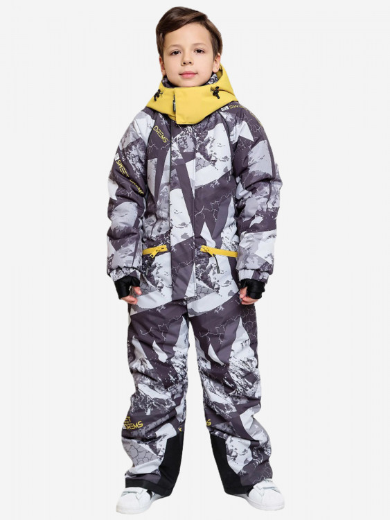 Комбинезон для мальчика batik Аргон черный мультиколор