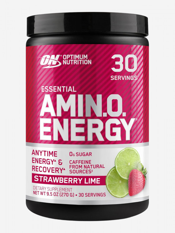 Аминокислоты Optimum Nutrition Амино Энерджи , 270 г, Клубника, лайм