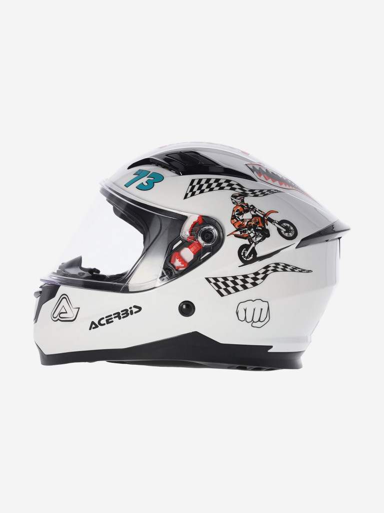 Шлем интеграл детский Acerbis CARLINO KID 22-06 White