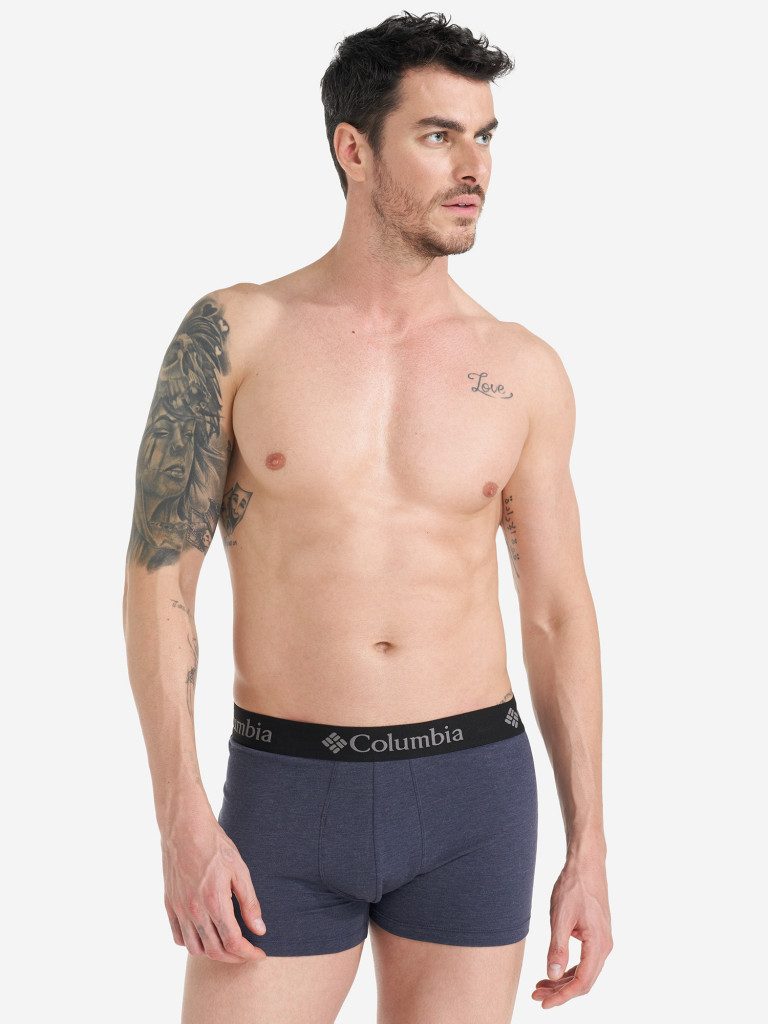 Трусы мужские Columbia Performance Cotton Stretch Melange, 2 штуки