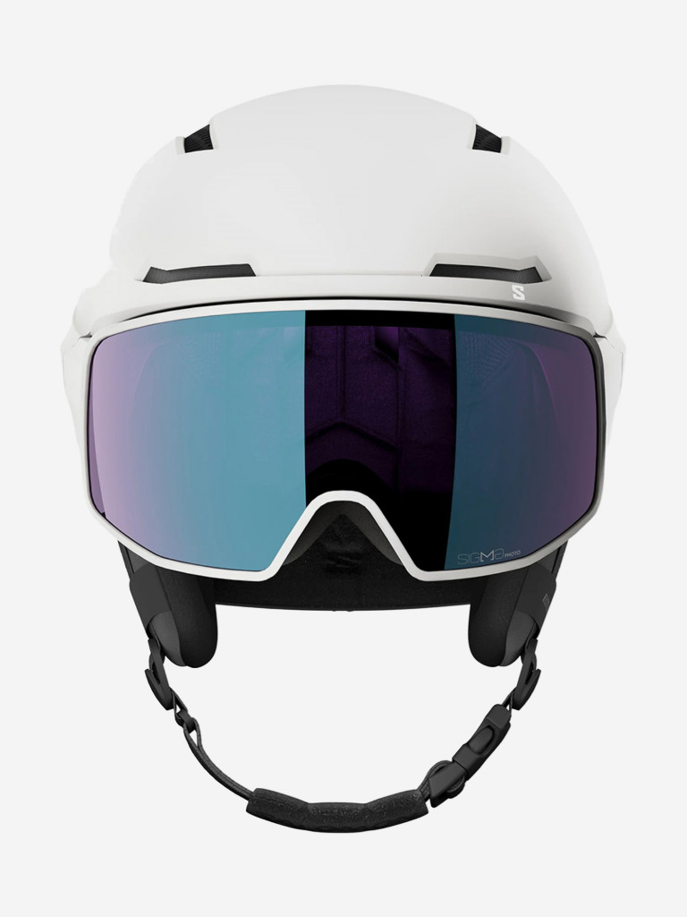 Горнолыжный шлем с визором Salomon Driver Pro Sigma Photo MIPS Белый Cat. 1-3