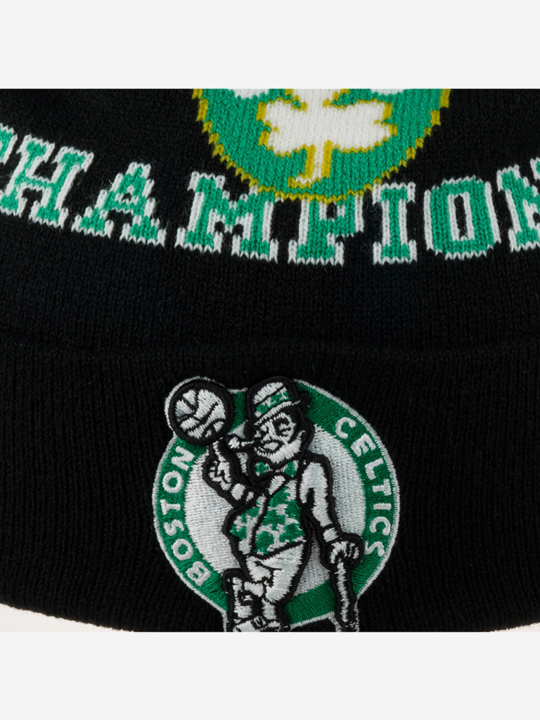 Шапка с отворотом MITCHELL NESS KTCFSH22022-BCEBLCK Boston Celtics NBA