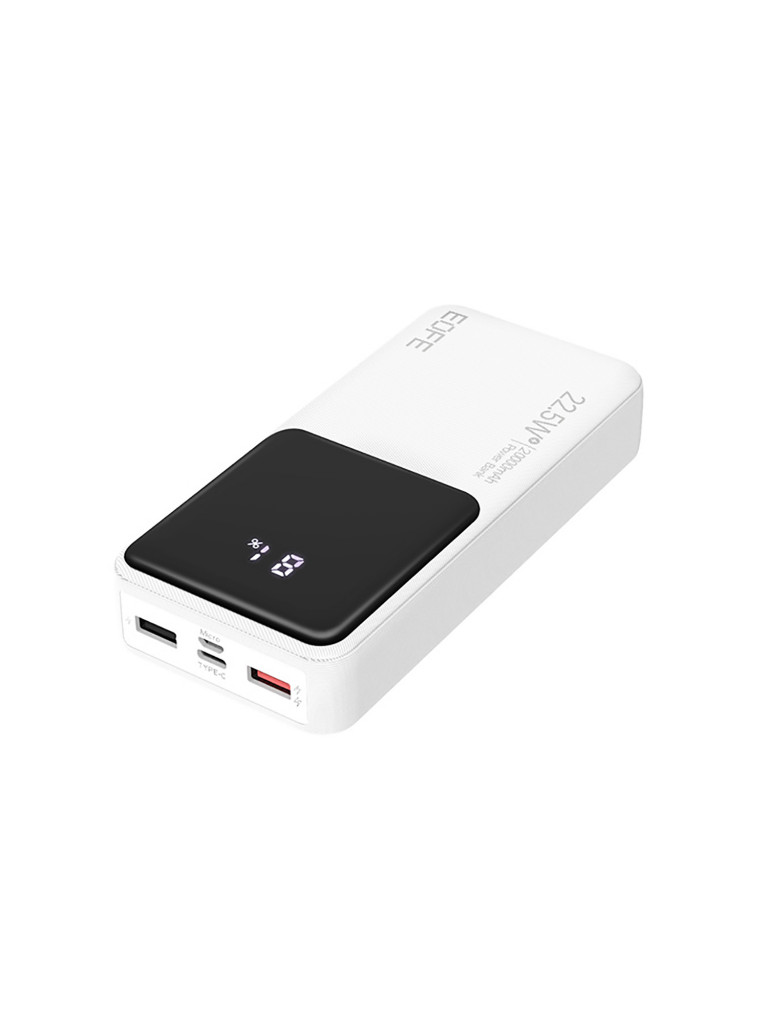 Внешний Аккумулятор EOFE G201 20000mAh LCD 22.5W белый