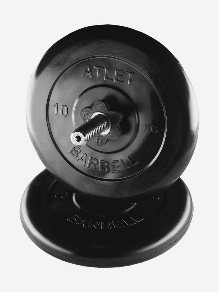 Диск (блин) BARBELL ATLET 10 кг 26 мм.