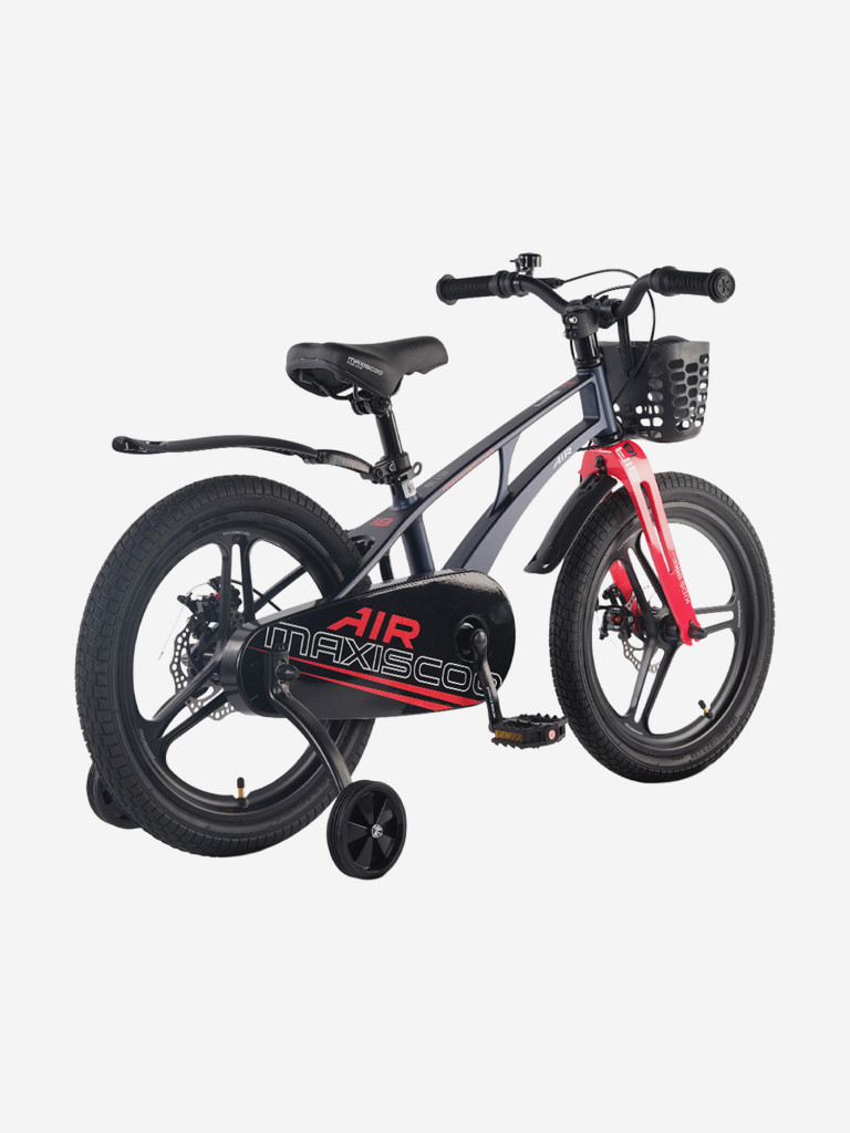 Велосипед детский Maxiscoo AIR PRO 18'' черный матовый, 2026