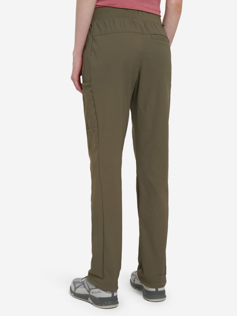 фото Брюки женские columbia leslie falls pant, зеленый