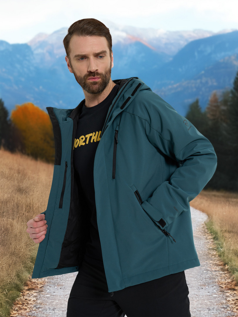 Куртка утепленная мужская Northland Зеленый 3999₽