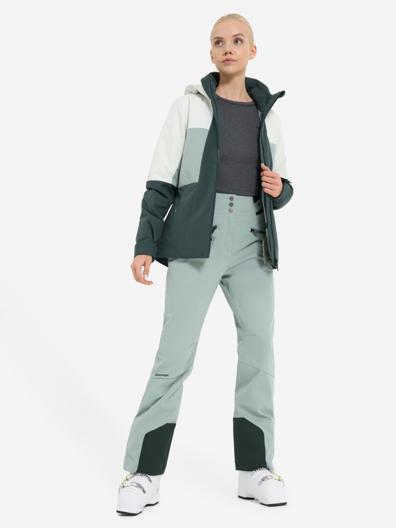 Брюки утепленные женские Ziener Tilla 30870700299 Зеленый, размер 50,48,46,44,42, фото 4
