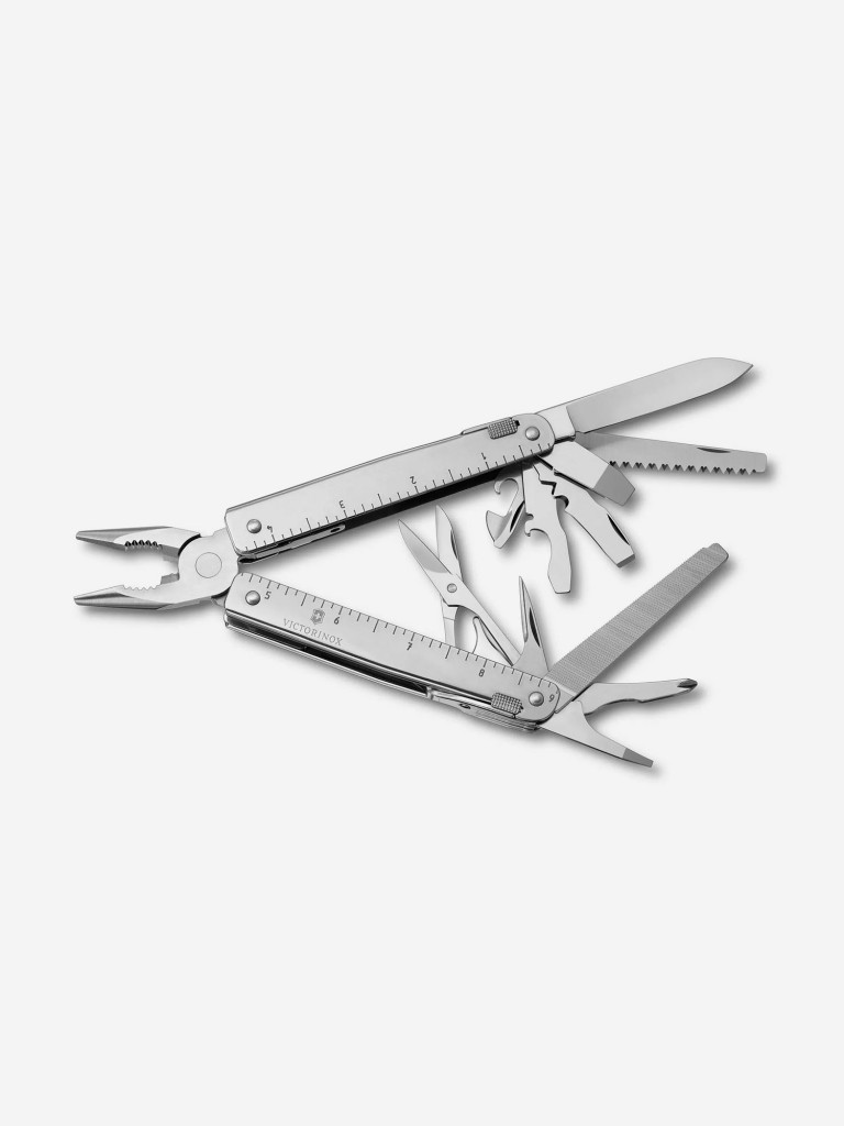 Мультиинструмент складной Victorinox SwissTool 27, 115 мм, 27 функций, кожаный чехол