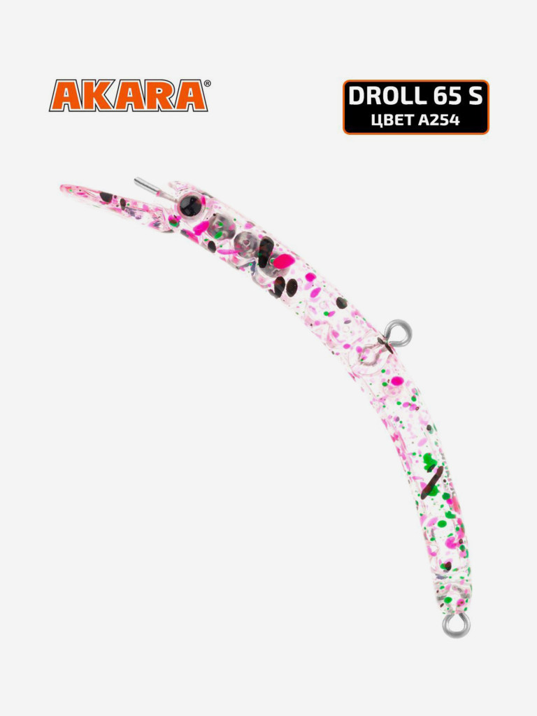 Воблер Akara Droll 65S минноу тонущий на форель 3,7гр A254
