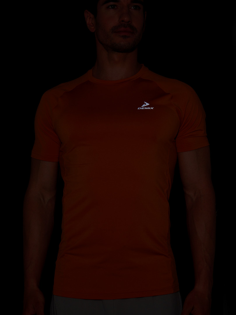 Футболка мужская Demix AeroMove Running 30780240299 Оранжевый, размер 56, 58,54,52,50,46,48, фото 6