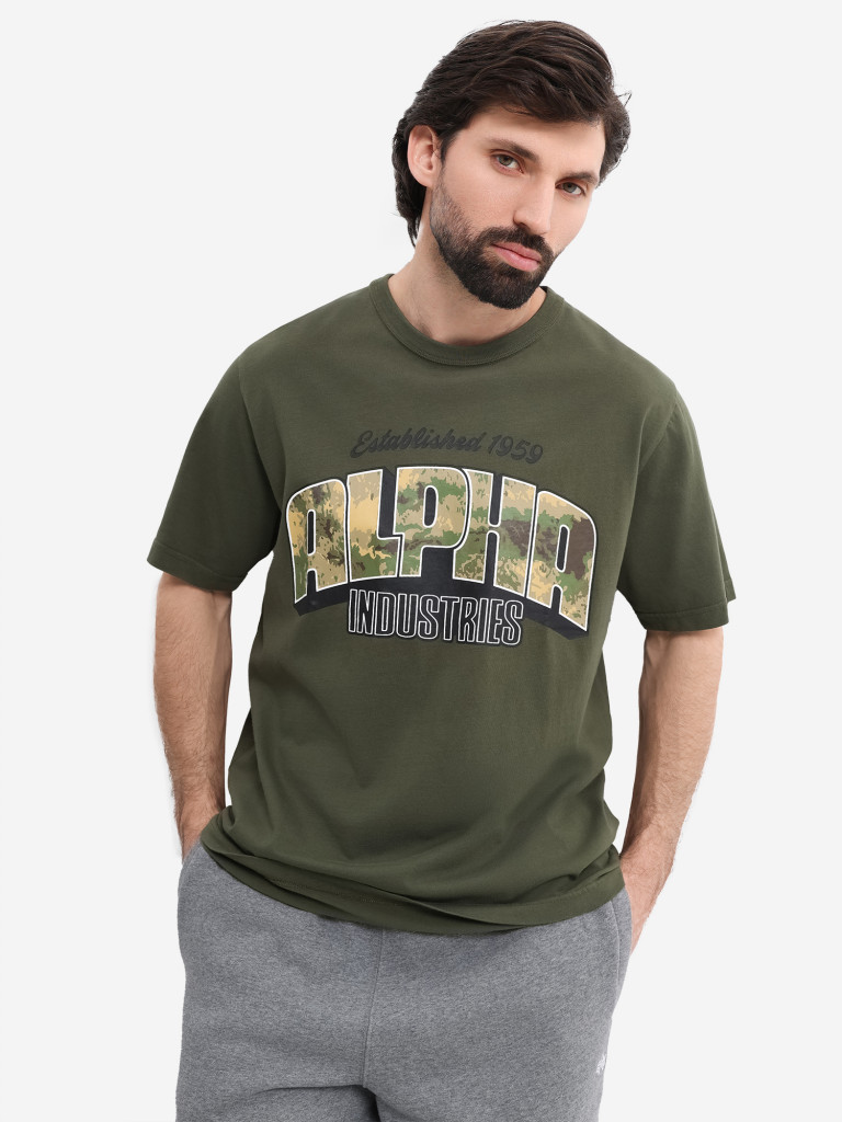 Футболка Camo Logo Alpha Industries