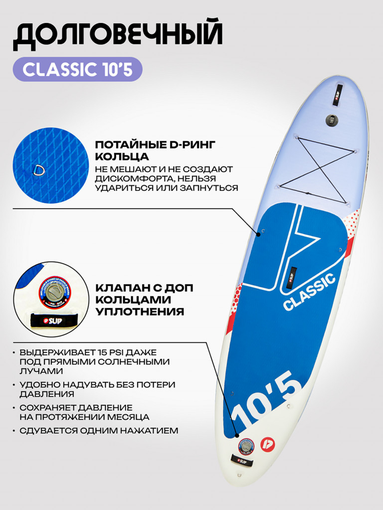Сапборд PRIME - CLASSIC 10'5